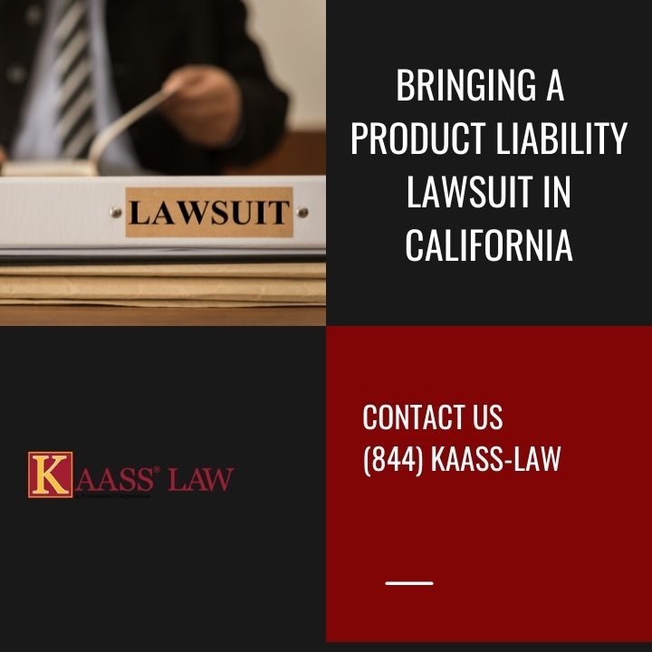Bringing a Product Liability Lawsuit in California