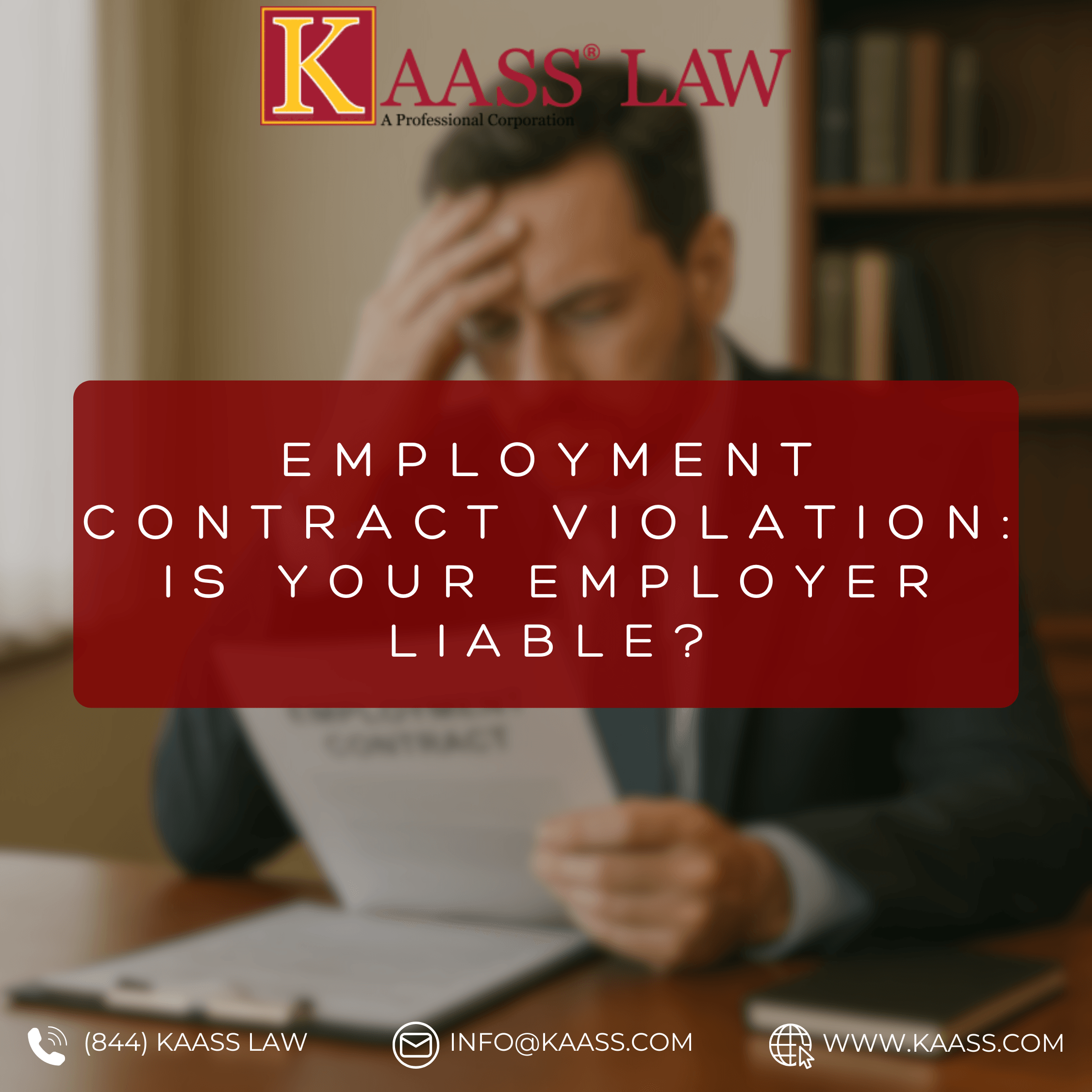 Employment Contract Violation: Is Your Employer Liable?