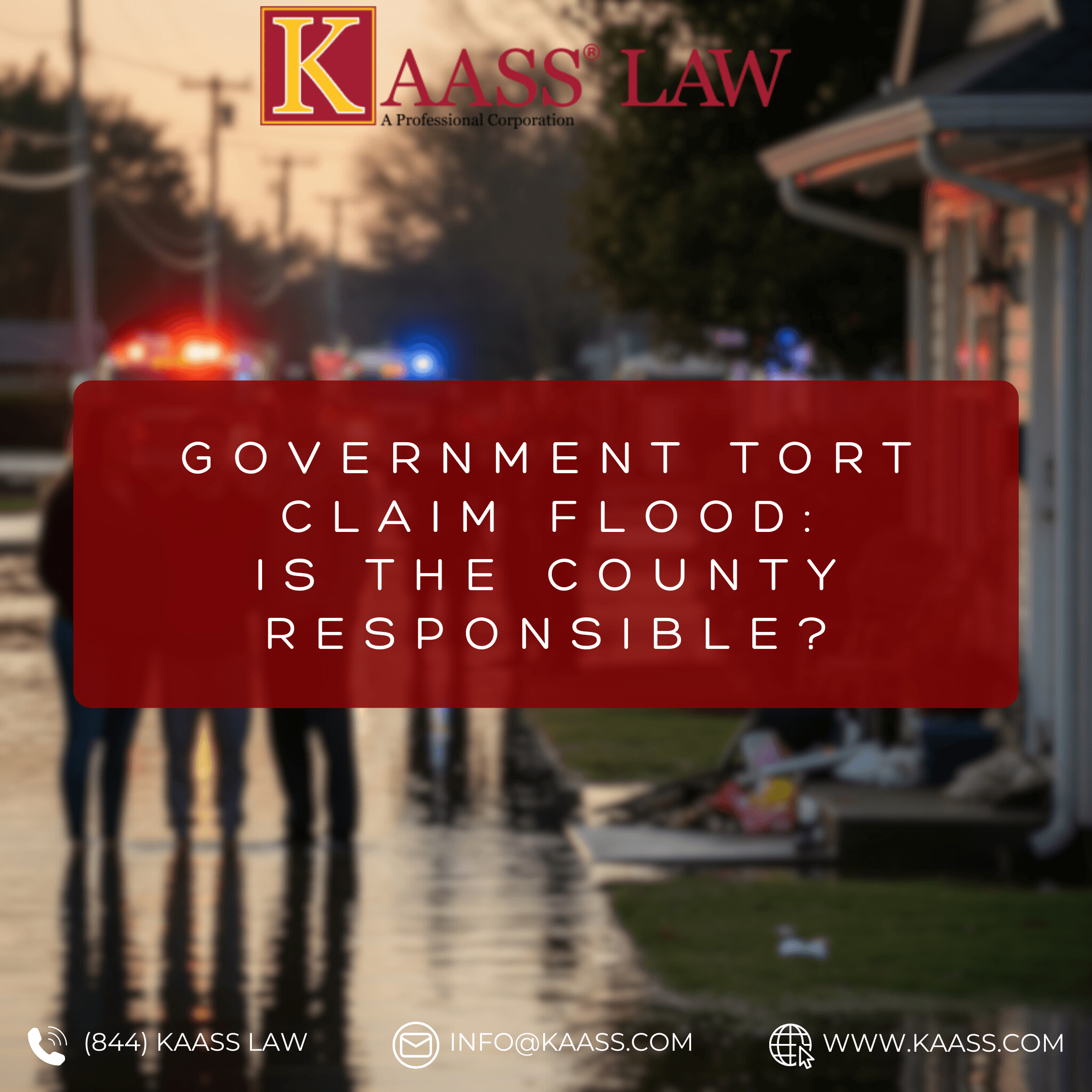 Government Tort Claim Flood: Is the County Responsible?