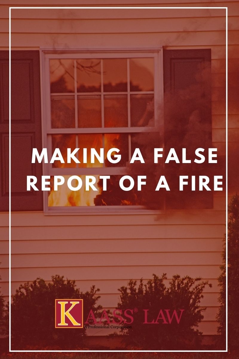 Making a False Report of a Fire