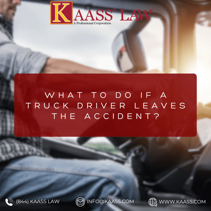 What to Do if a Truck Driver Leaves the Accident?