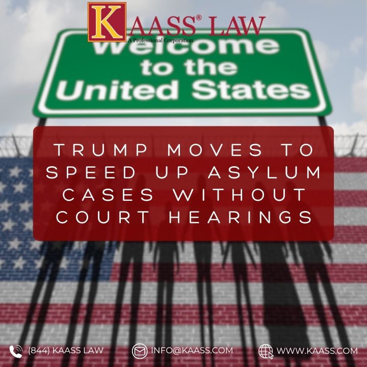 Trump Moves To Speed Up Asylum Cases Without Court Hearings