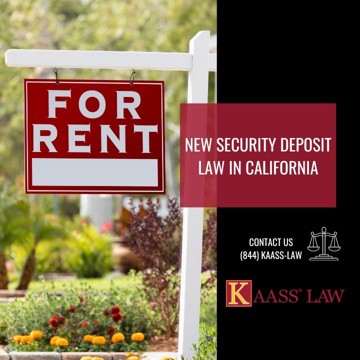 New Security Deposit Law in California