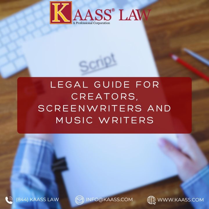 Legal Guide for Creators, Screenwriters And Music Writers