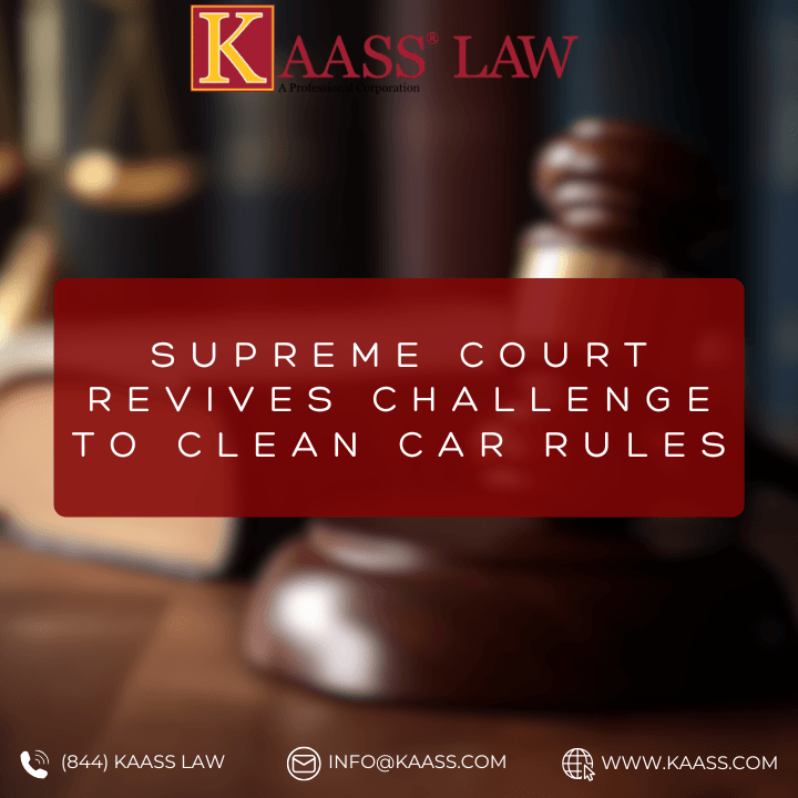 Supreme Court Revives Challenge to Clean Car Rules