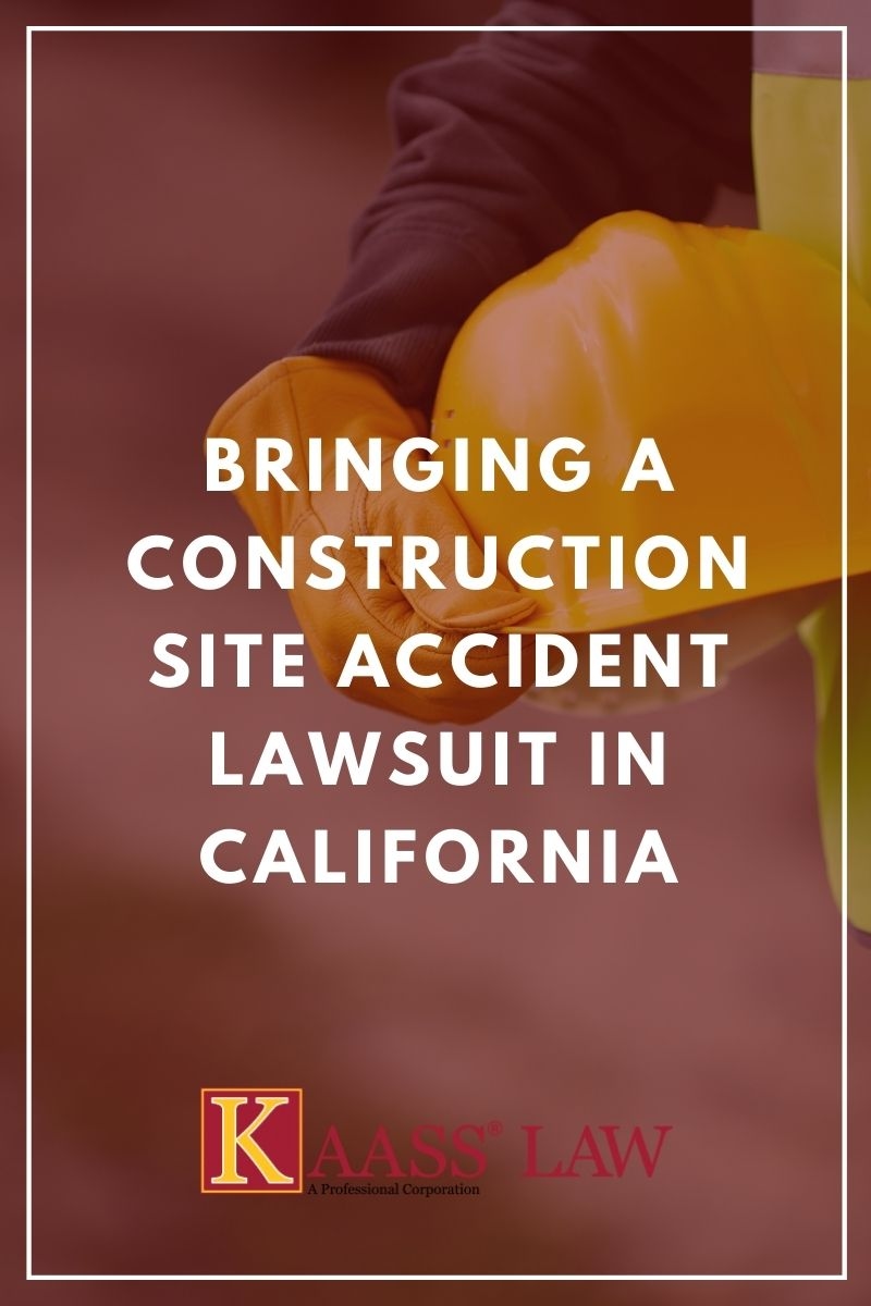 Bringing a Construction Site Accident Lawsuit in California
