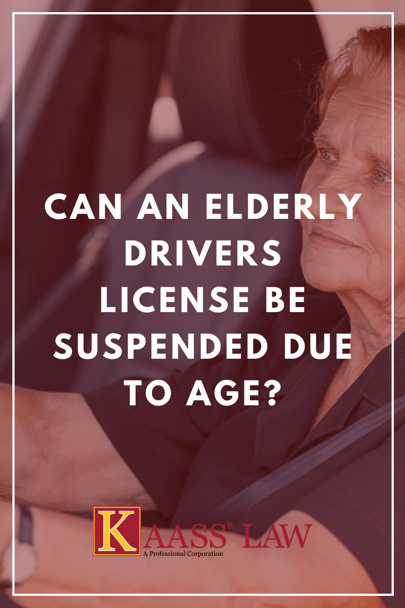 Can an Elderly Drivers License Be Suspended Due to Age?