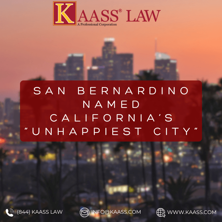 San Bernardino Named California’s “Unhappiest City”