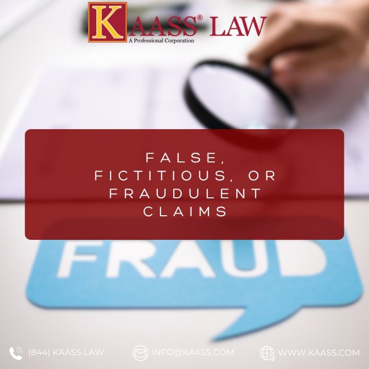 False, Fictitious, or Fraudulent Claims