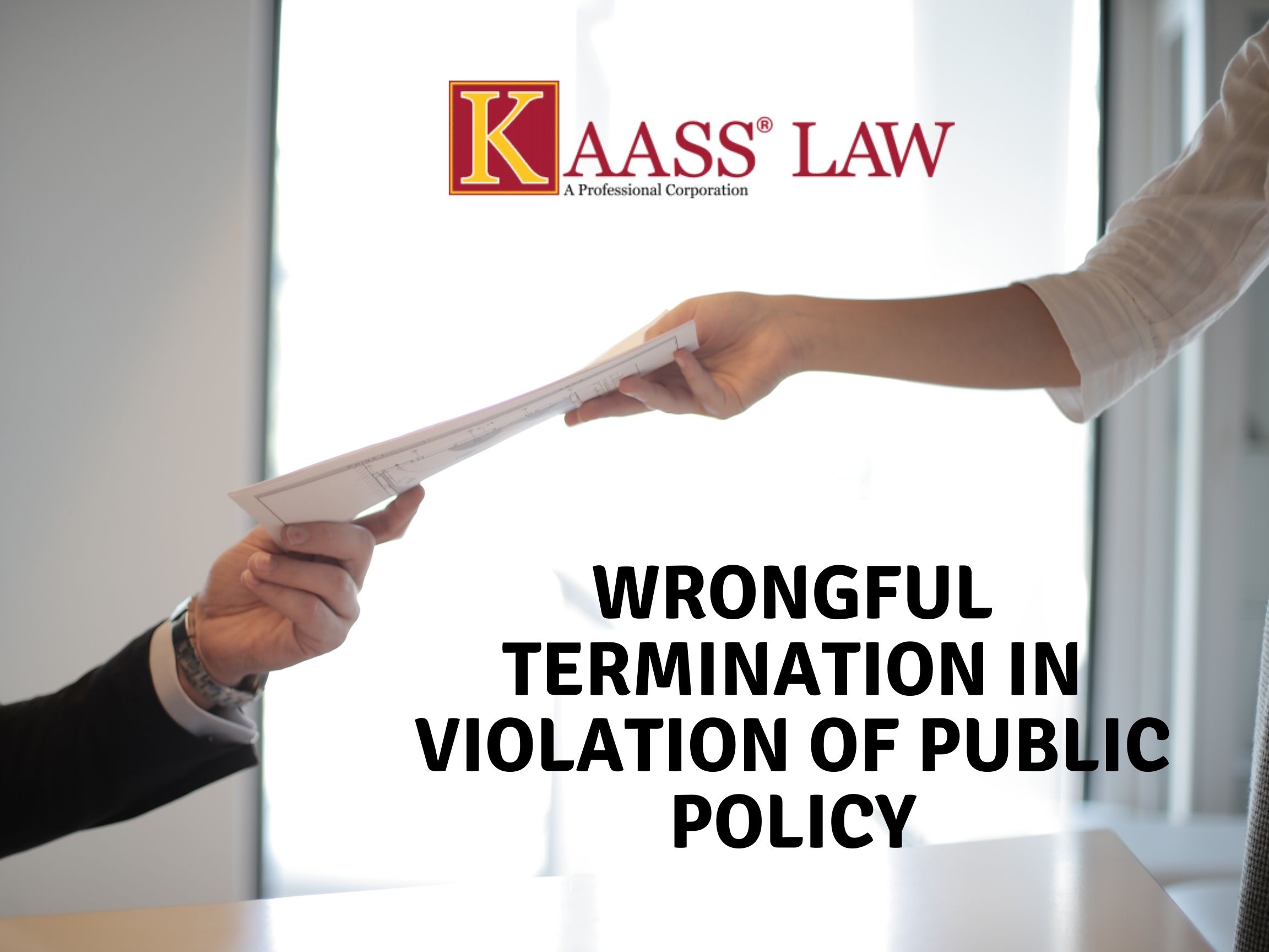 Wrongful Termination in Violation of Public Policy