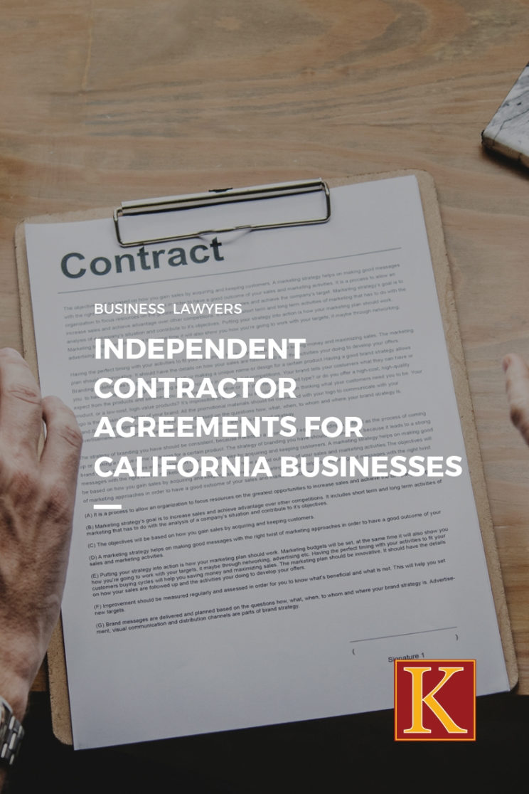 Independent Contractor Agreements for California Businesses