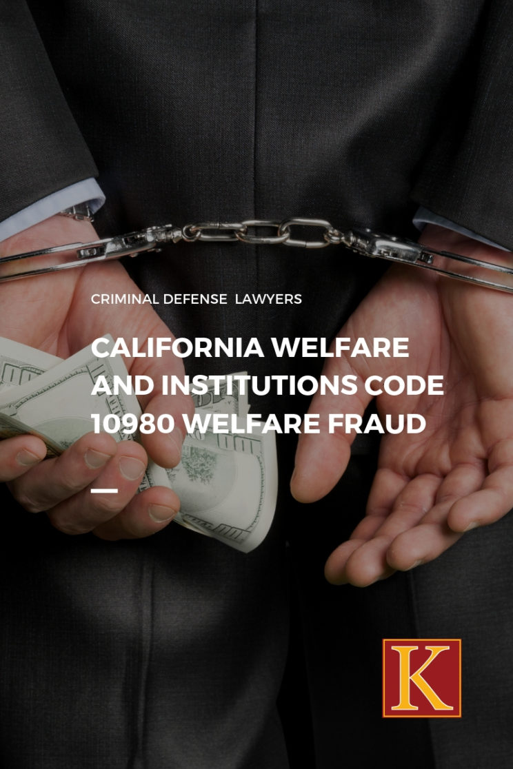 Welfare Institutions Code 10980 Welfare Fraud