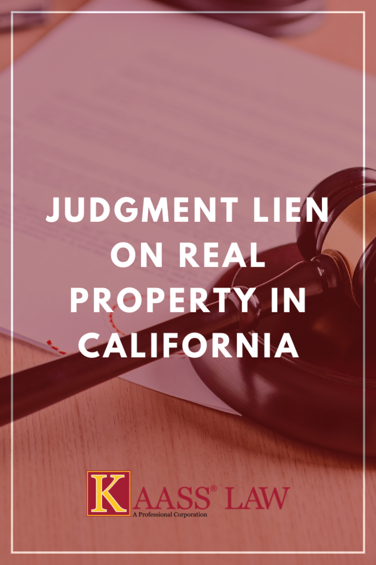 Judgment Lien on Real Property in California