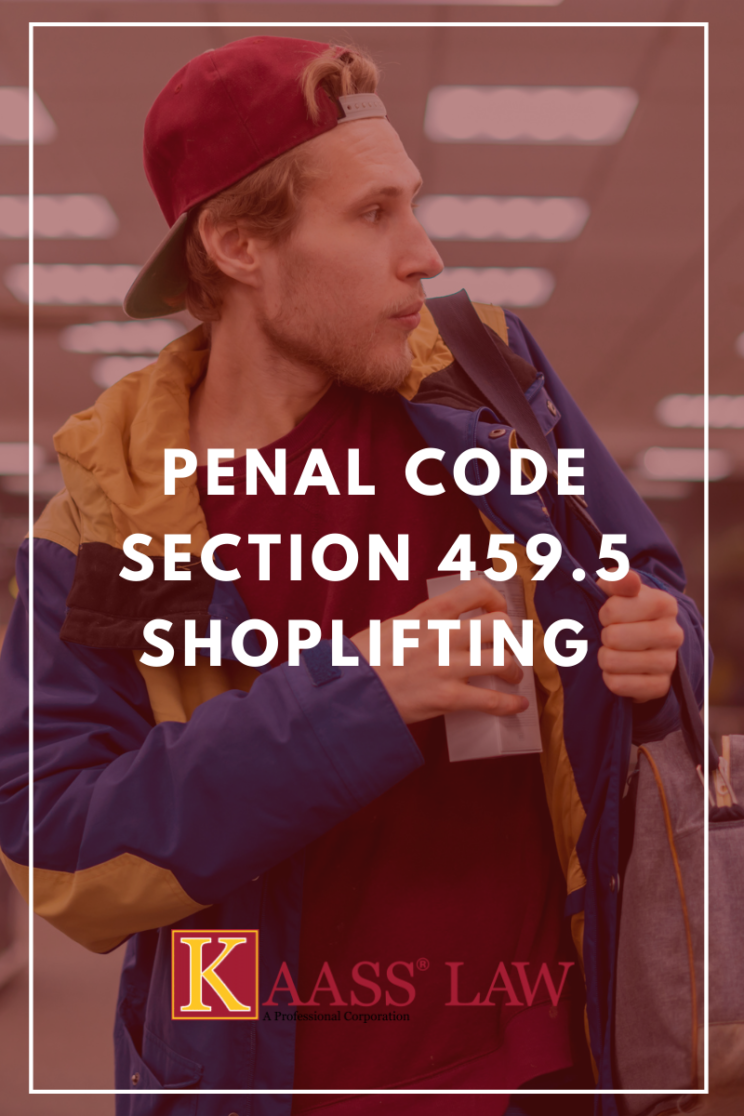 Penal Code Section 459.5 Shoplifting